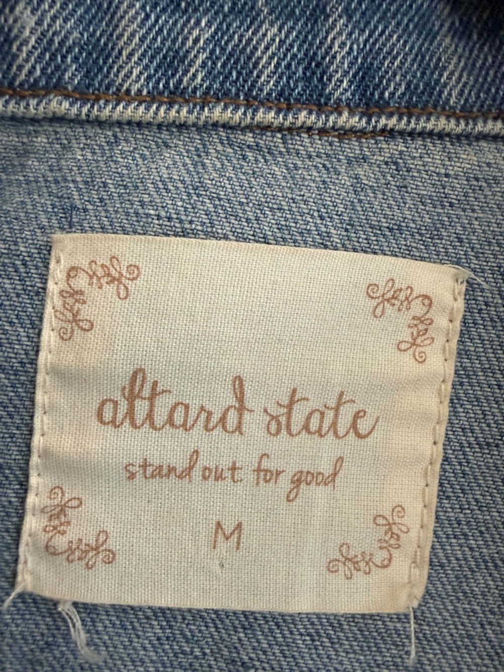Altar'd State Light Blue Denim Jean Jacket - Picture 2 of 5